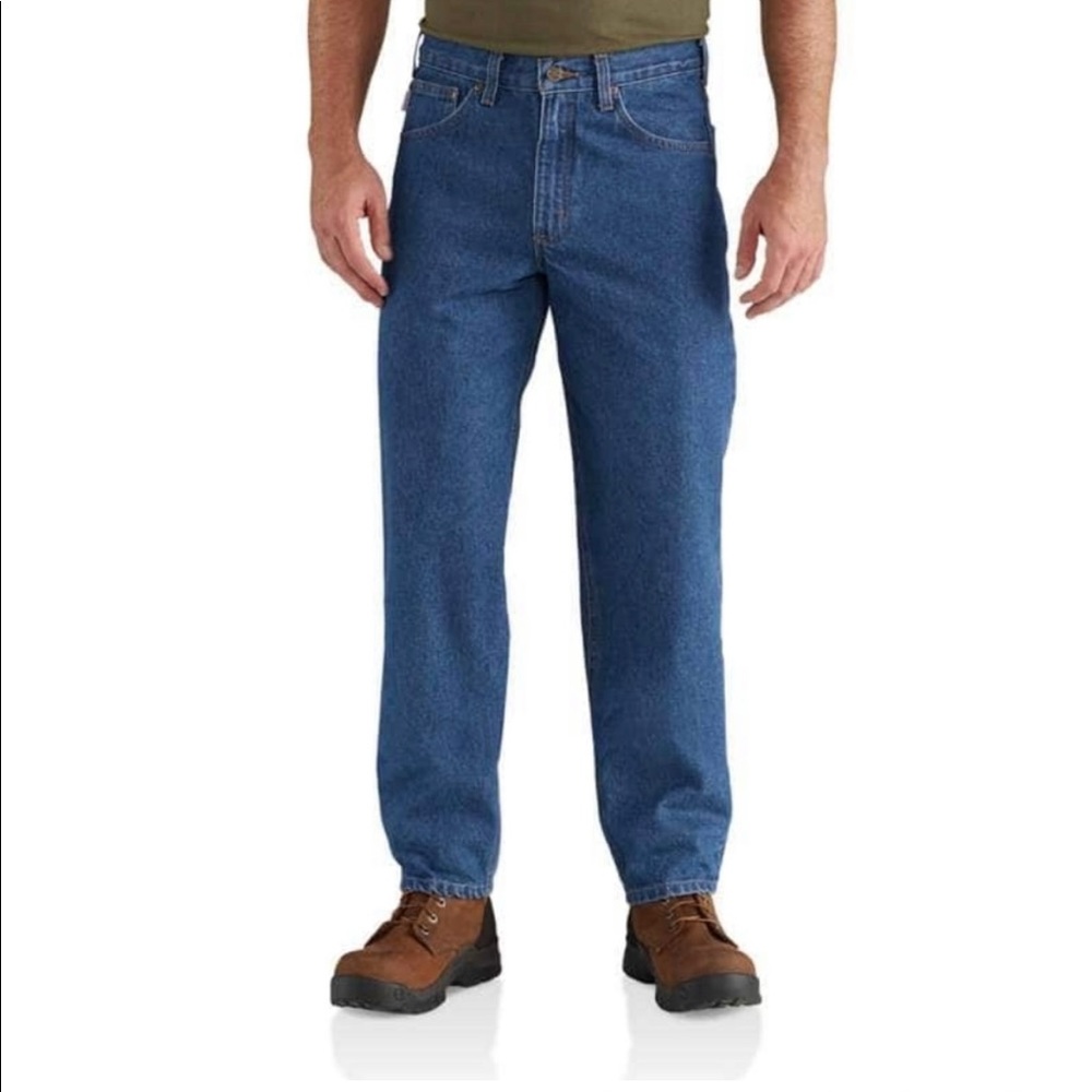 Carhartt relaxed fit straight leg jeans sz 34x32